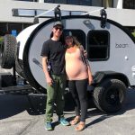 Owner(s) standing next to their Bean Trailer