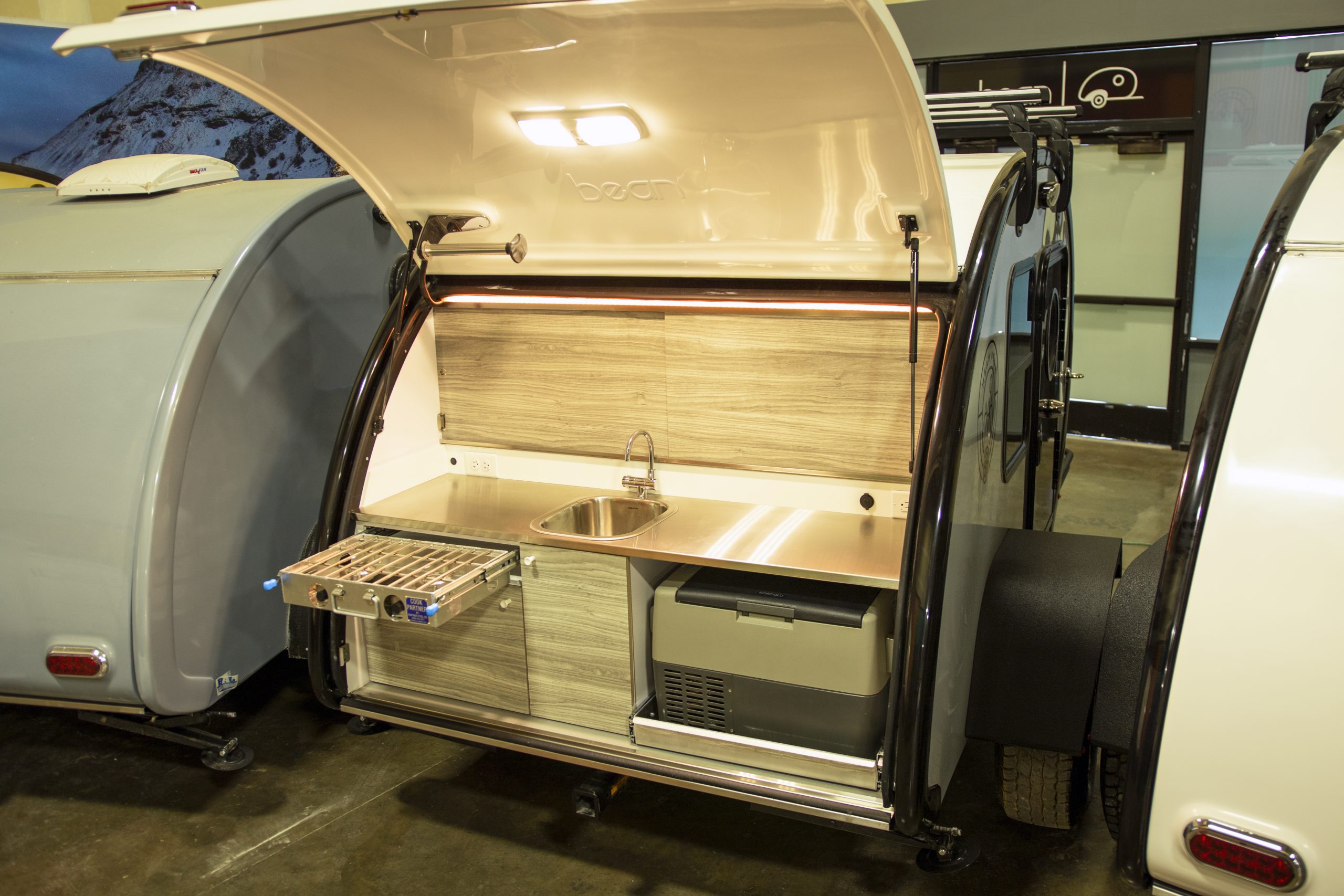 Galley Options | Bean Trailer What Is The Galley Tank On A Camper