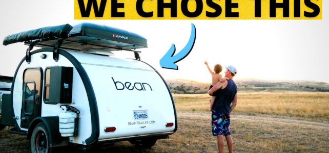 Teardrop Trailer YouTuber Playing With Sticks, Explains Why He Chose Bean Trailer