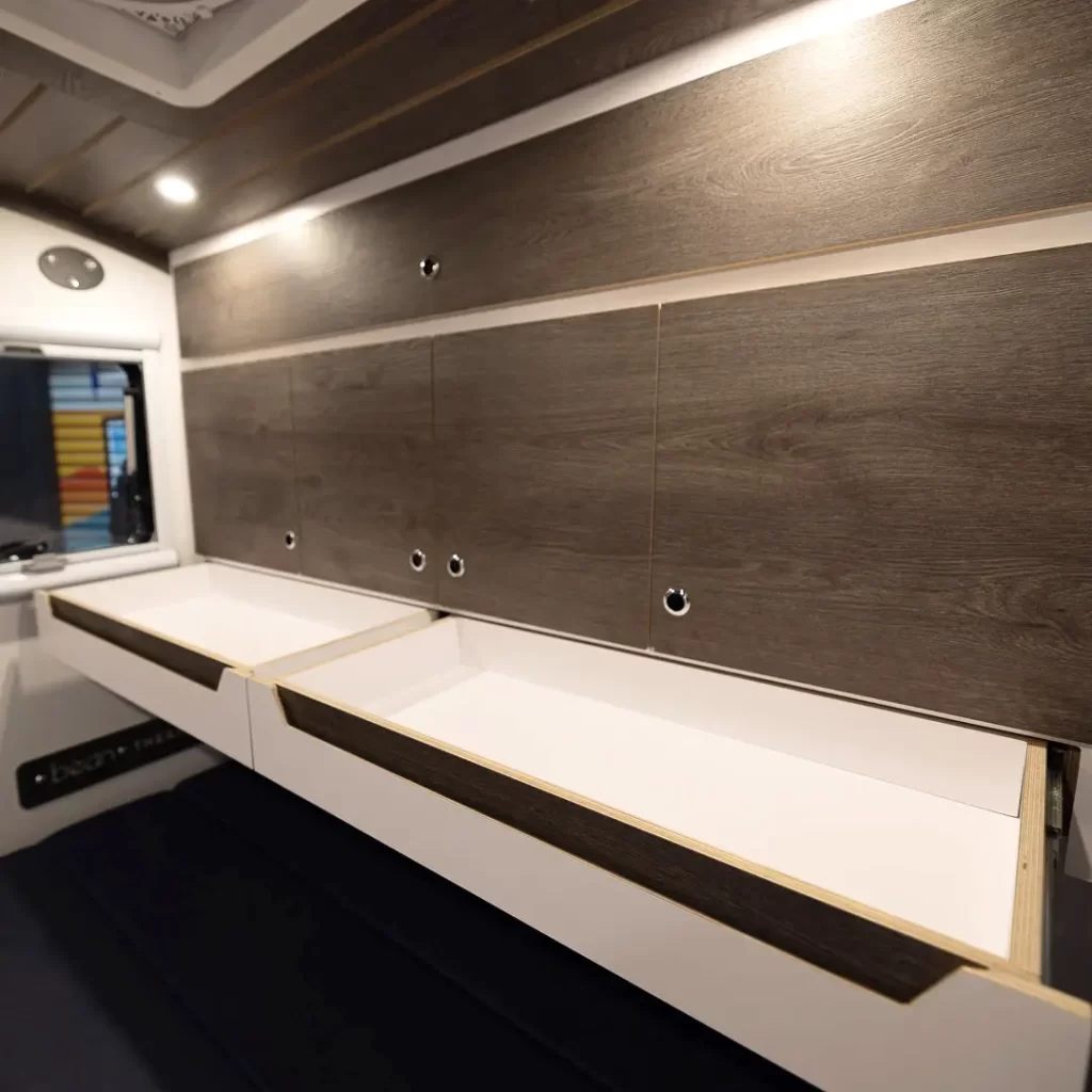 Cabin shelves