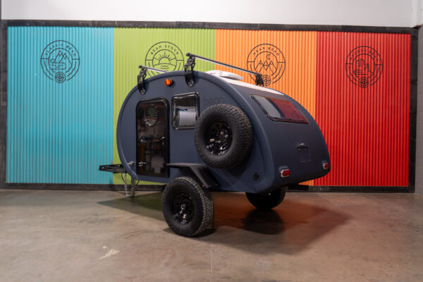 Bean Stock 2.0 Off-Road Teardrop Camper Trailer Lightweight, Adventure-Ready, Insignia Blue, I-222 - Image 3
