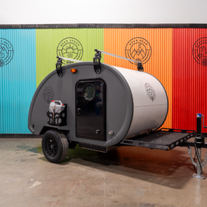 Bean Stock 2.0 Off-Road Teardrop Camper Trailer Lightweight, Adventure-Ready, Basalt Grey, I-193