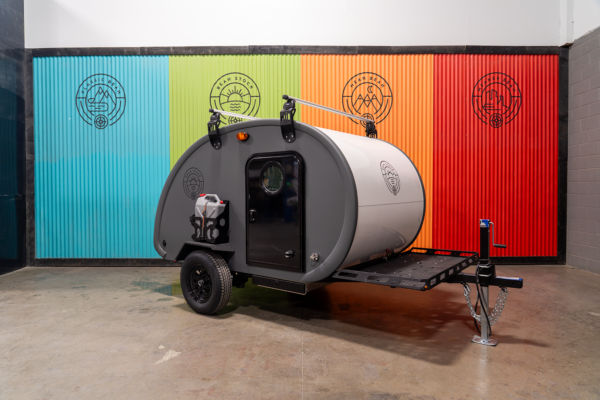 Bean Stock 2.0 Off-Road Teardrop Camper Trailer Lightweight, Adventure-Ready, Basalt Grey, I-193