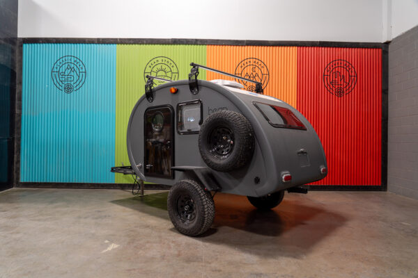 Bean Stock 2.0 Off-Road Teardrop Camper Trailer Lightweight, Adventure-Ready, Basalt Grey, I-212 - Image 2