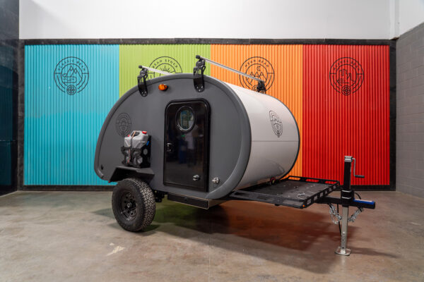 Bean Stock 2.0 Off-Road Teardrop Camper Trailer Lightweight, Adventure-Ready, Basalt Grey, I-212