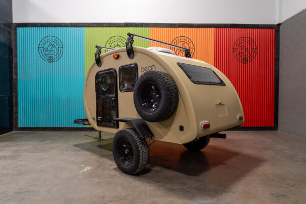 Bean Stock 2.0 Off-Road Teardrop Camper Trailer Lightweight, Adventure-Ready, Kahaki, I-206 - Image 2