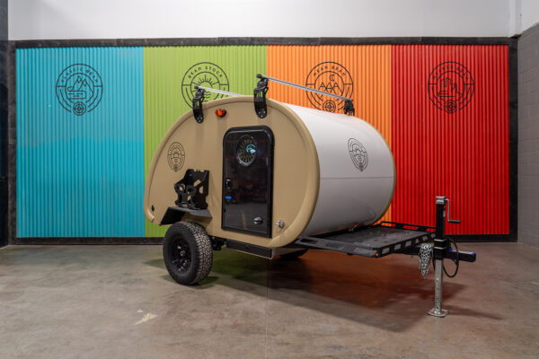 Bean Stock 2.0 Off-Road Teardrop Camper Trailer Lightweight, Adventure-Ready, Kahaki, I-206
