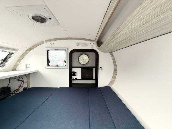 Bean Stock 2.0 Off-Road Teardrop Camper Trailer Lightweight, Adventure-Ready, Insignia Blue, I-222 - Image 2