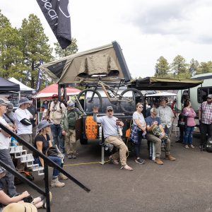 Bean Trailer at overland expo Mountain west event.