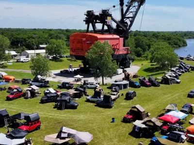 See Bean Trailer at Big Iron Overland Rally